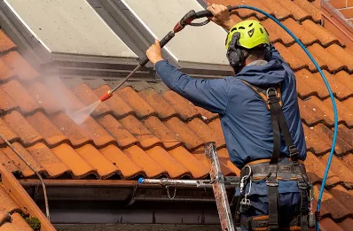 Démoussage et hydrofuge de toiture à Monteton